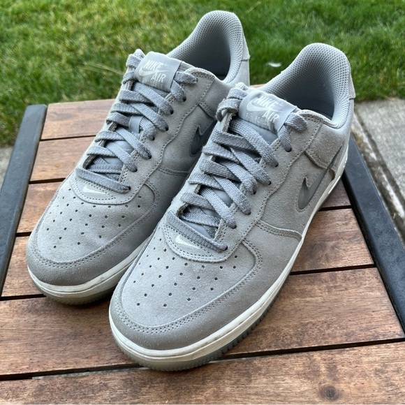 Nike Other - Nike Air Force 1 Low Retro Light Smoke Grey White DV0785-003 Men's AF1 Sz 8 EUC